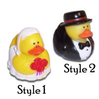 Bride or Groom Rubber Ducky Soap