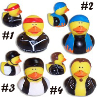 Biker Rubber Ducky Soap