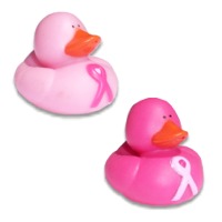 Pink Ribbon Ducky Soap