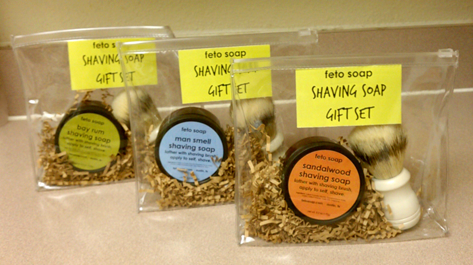 Shaving Soap Gift Set with Brush